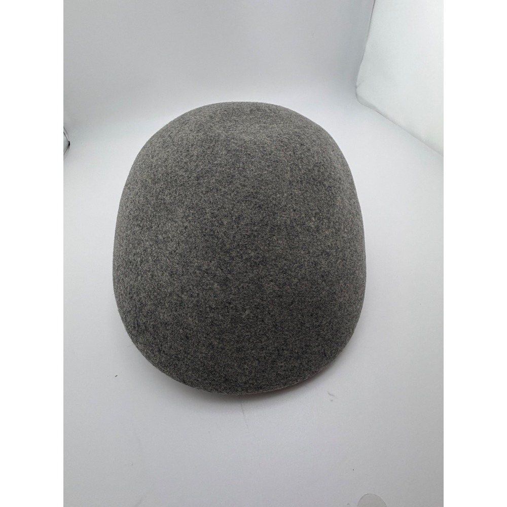 Hats in the Belfry Mens Gray 100% Wool‎ Flat Cap Ivy Driving Hat Large USA Made